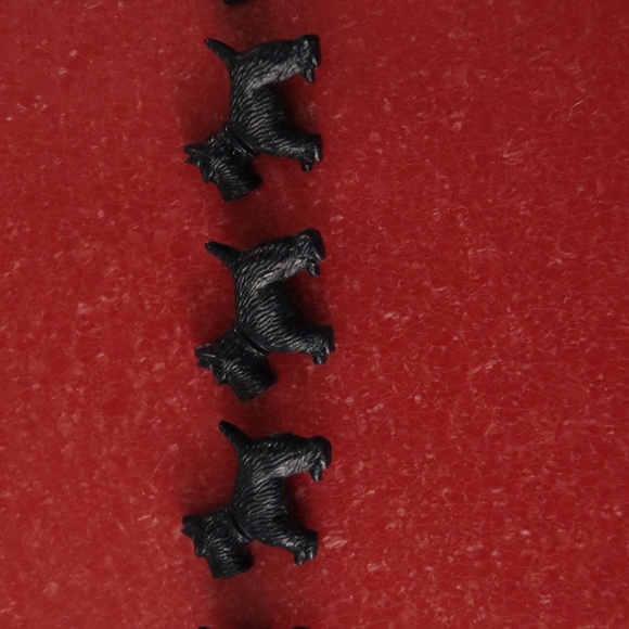 Vintage Scotty Dog Buttons, Childrens Buttons Set of 5 Dogs - Picture 2 of 6